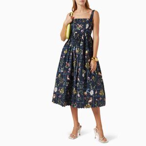 Agua by Agua Bendita Barbara Cotton Midi Dress